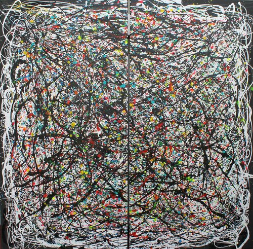 Paralells worlds Diptych von Juan José Garay, Malerei kaufen auf Singulart