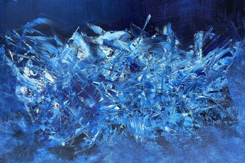 Blue Cosmic 02 de Juan José Garay, Pintura a la venta en Singulart