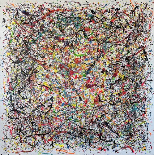 Cosmic Explosion in Black de Juan José Garay, Pintura a la venta en Singulart