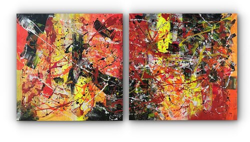 Fire in the Dark von Juan José Garay, Malerei kaufen auf Singulart