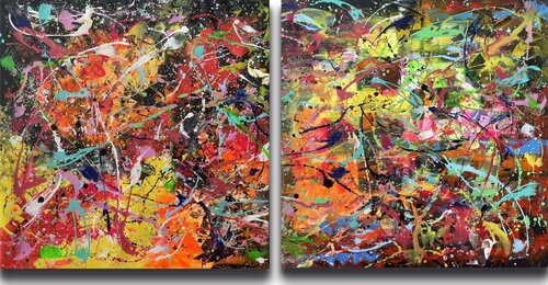 Columinescence in Chromatic Fusion von Juan José Garay, Malerei kaufen auf Singulart