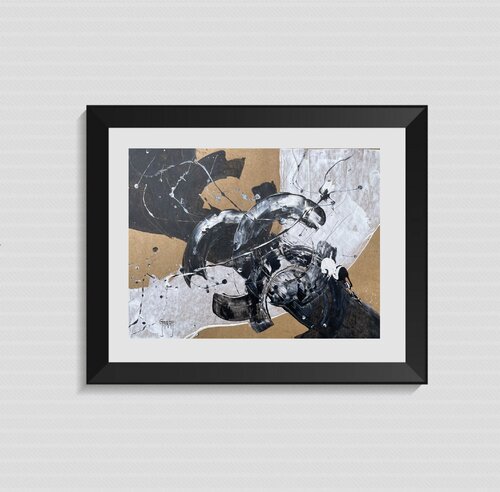 Brown 04 by Juan José Garay, 종이 for Sale on Singulart