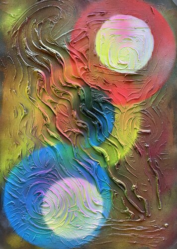 Abstract Transformation Circle 002 by Juan José Garay, 회화 for Sale on Singulart