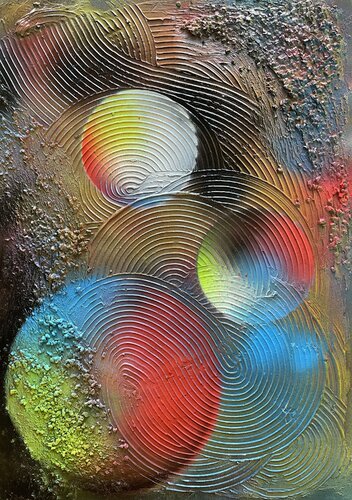 Abstract Transformation Circle 003 by Juan José Garay, 회화 for Sale on Singulart