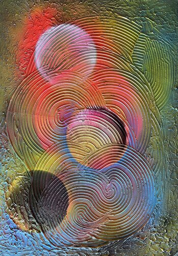 Abstract Transformation Circle 011 by Juan José Garay, 회화 for Sale on Singulart