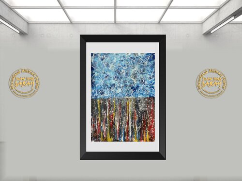 Blue and Colors Landscape von Juan José Garay, Malerei kaufen auf Singulart