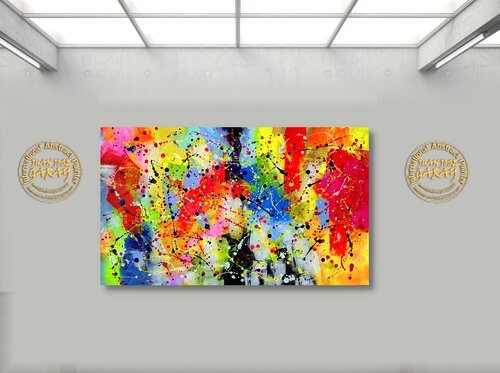 Abstract Color Love 01 de Juan José Garay, Pintura a la venta en Singulart