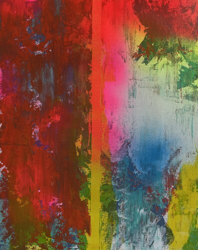 Abstract Red and Yellow de Juan José Garay, Pintura a la venta en Singulart