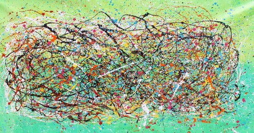 Green Natural Desire par Juan José Garay, Peinture en vente sur Singulart