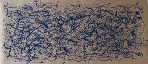 Blue Energy-Tribute a J.Pollock by Juan José Garay, Work on Paper for Sale on Singulart