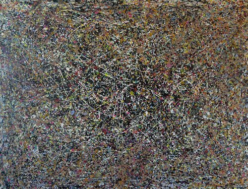Broken Euphoria on a Black Background- Tribute a J.Pollock by Juan Jose Garay Juan José Garay