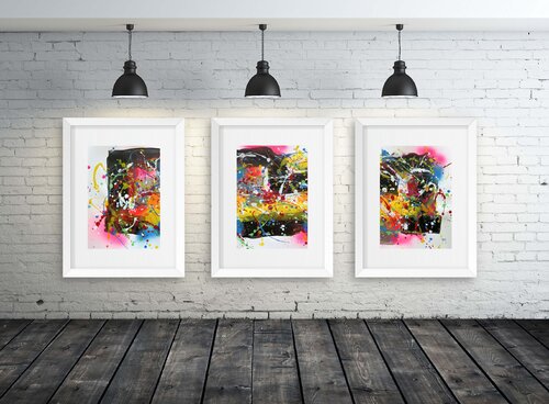 Triptych A301 van Juan José Garay, Schilderij te koop op Singulart