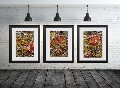 Triptych A402 van Juan José Garay, Schilderij te koop op Singulart