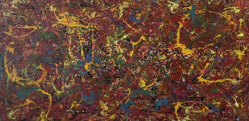 Red Fragments of Chaos von Juan José Garay, Malerei kaufen auf Singulart