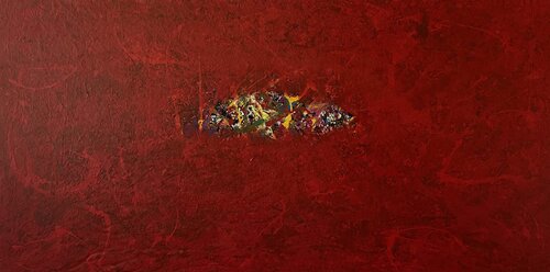 Red Keeps Its Secrets by Juan José Garay, Painting for Sale on Singulart