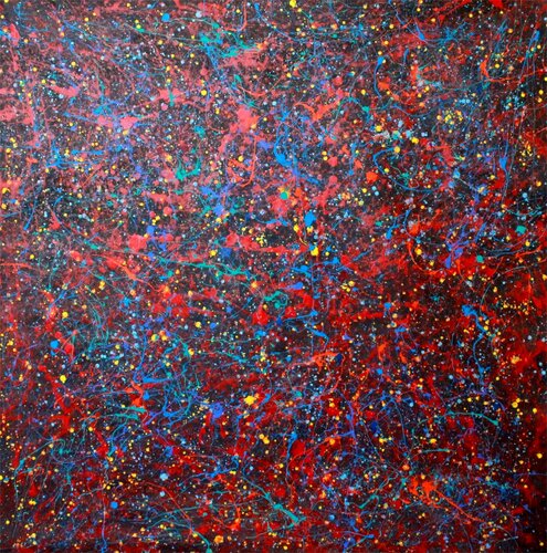 Stolen Kisses from Lovers - Tribute a J.Pollock by Juan Jose Garay von Juan José Garay, Malerei kaufen auf Singulart