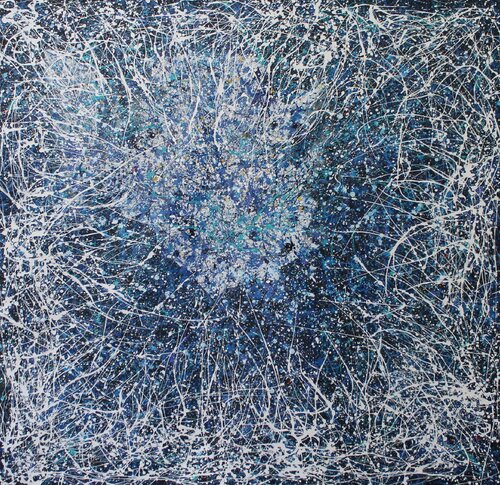 Open Until Dawn - Tribute a J.Pollock by Juan Jose Garay von Juan José Garay, Malerei kaufen auf Singulart