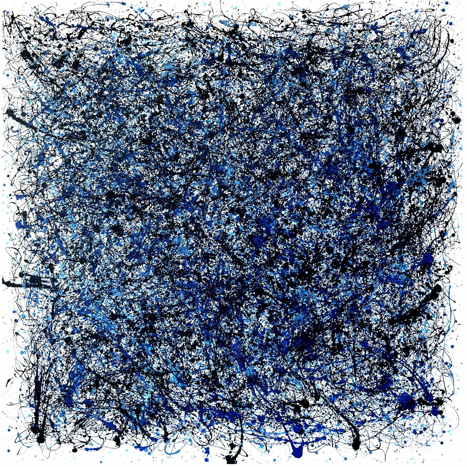 Paradise of Love-Style Jackson Pollock Juan José Garay Originalgemälde zu verkaufen