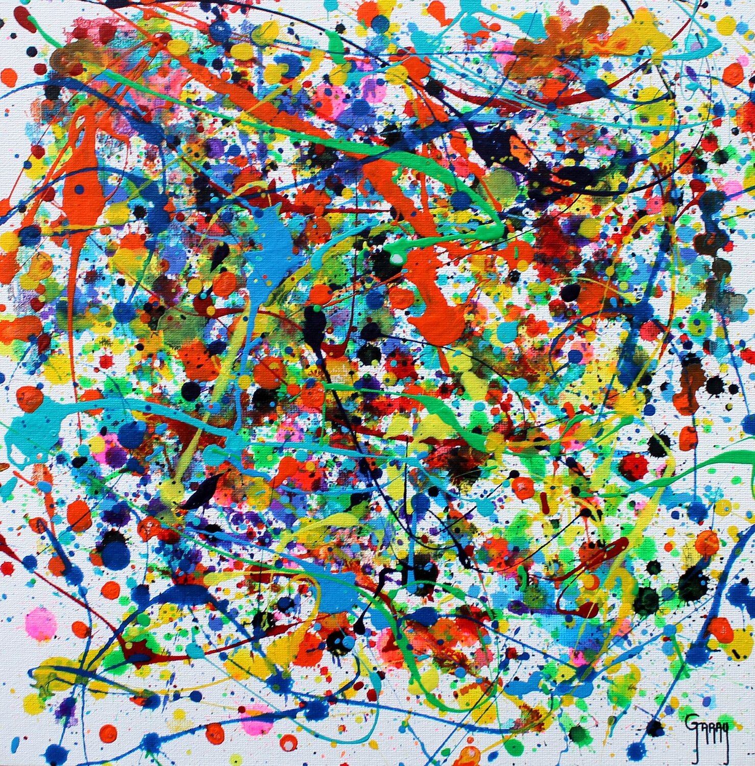 Abstract Pollock 10 Juan José Garay