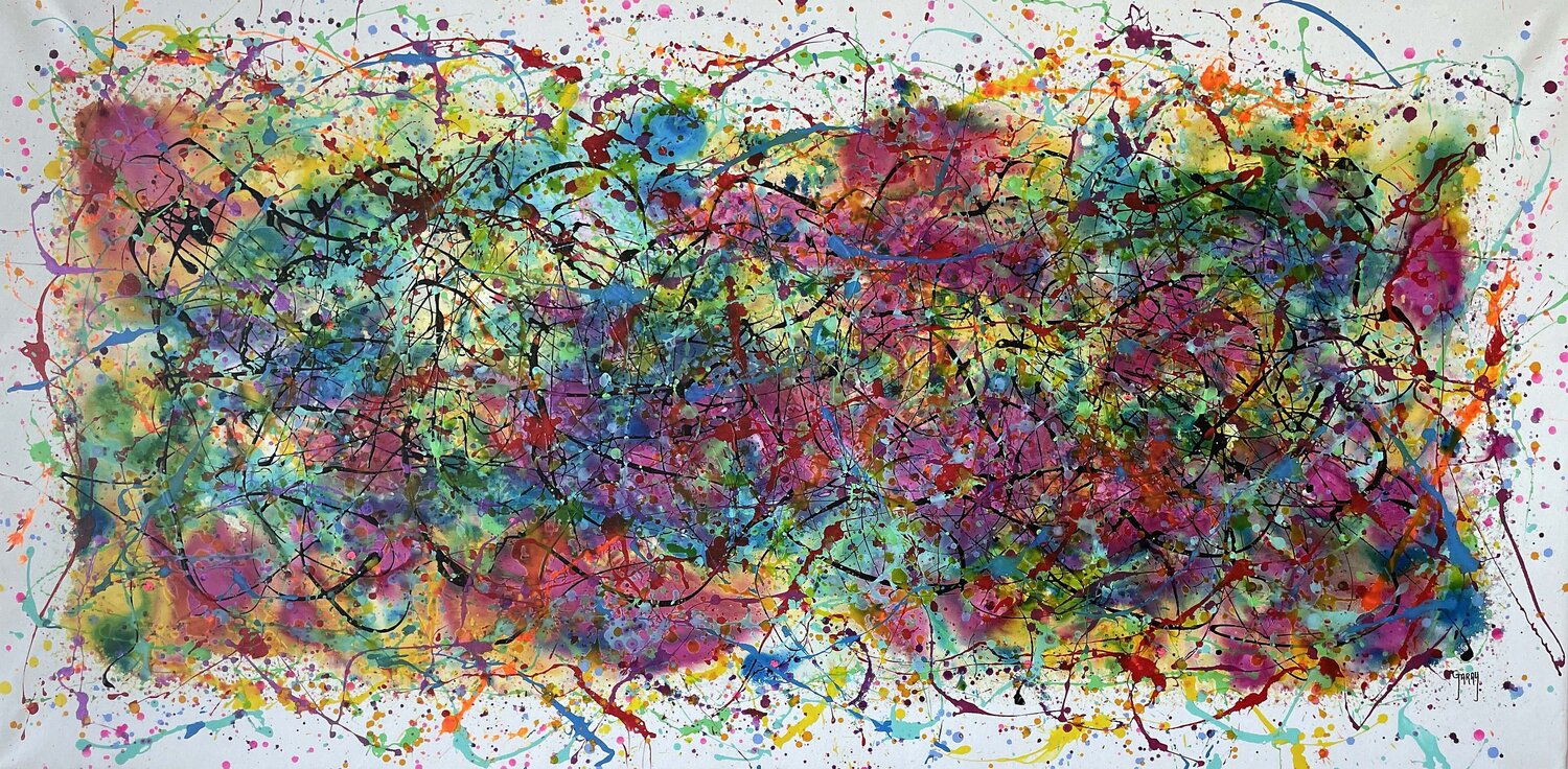 Echoes of the Rainbow Juan José Garay Originalgemälde zu verkaufen