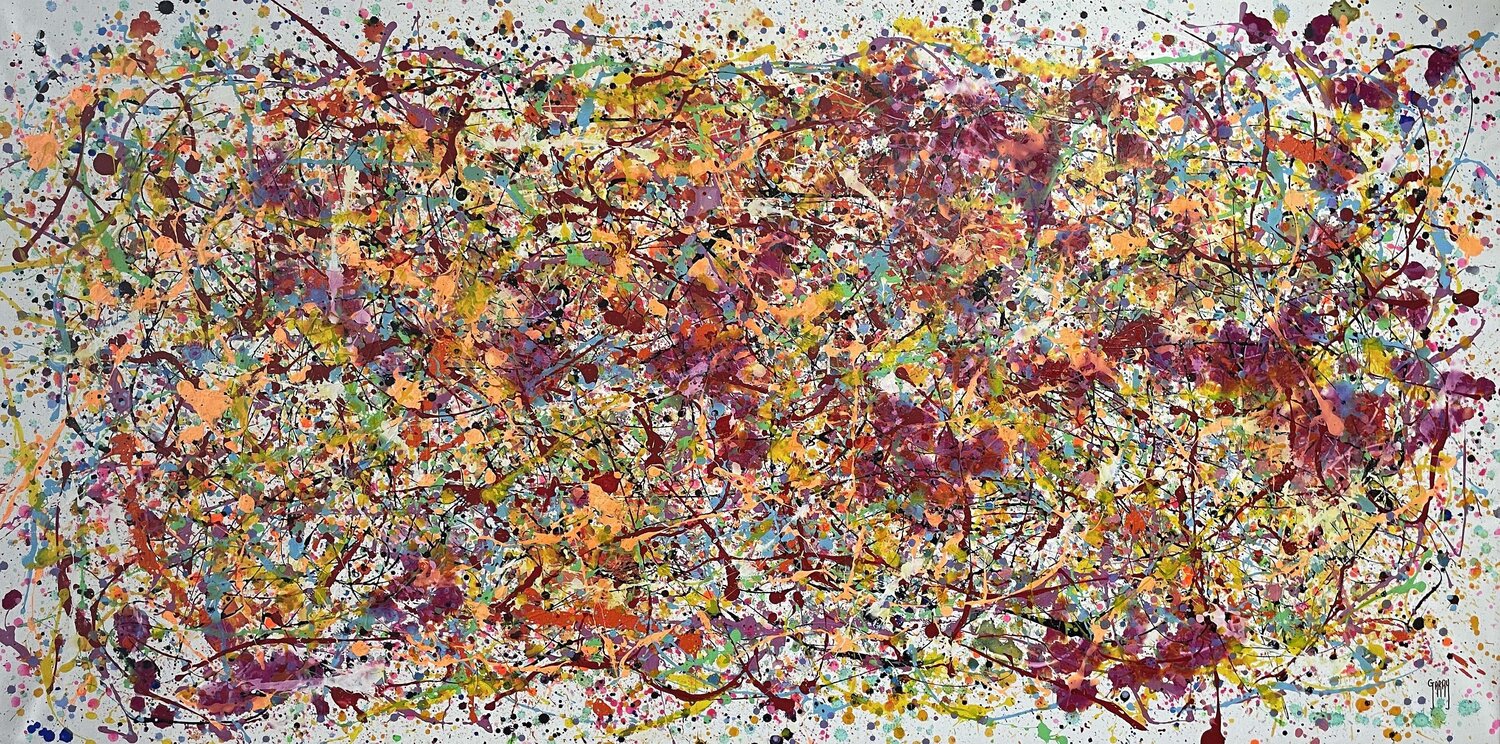 Chromatic Symphony Juan José Garay Original painting for sale
