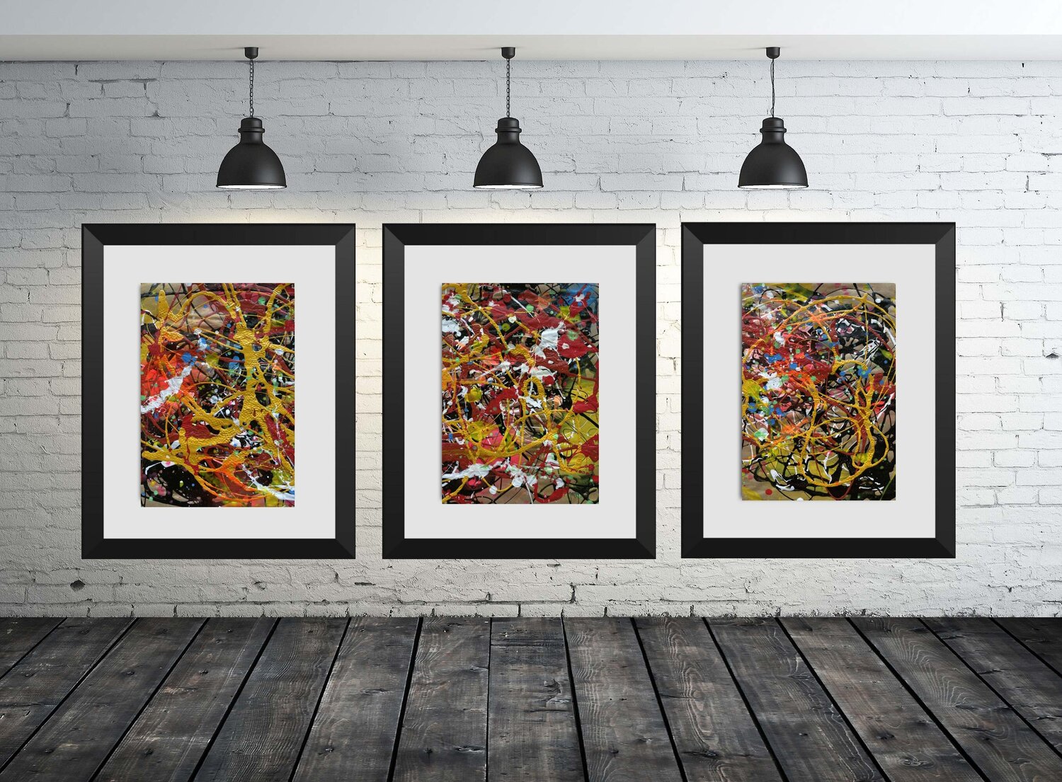 Triptych A403 Juan José Garay Pintura original en venta