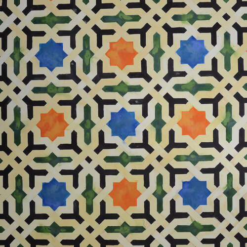 LA ALHAMBRA. Mosaico di Edmundo Sanz-Gadea, Pittura in vendita su Singulart