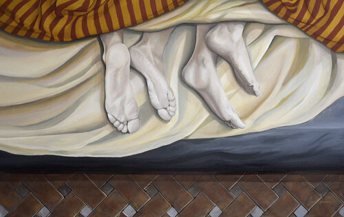 Si quieres, mañana puede ser un mejor día van Edmundo Sanz-Gadea, Schilderij te koop op Singulart