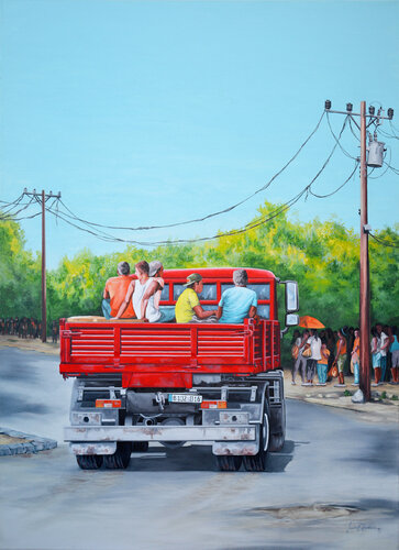 Apeadero de 5ta y 120 (La Habana) di Edmundo Sanz-Gadea, Pittura in vendita su Singulart