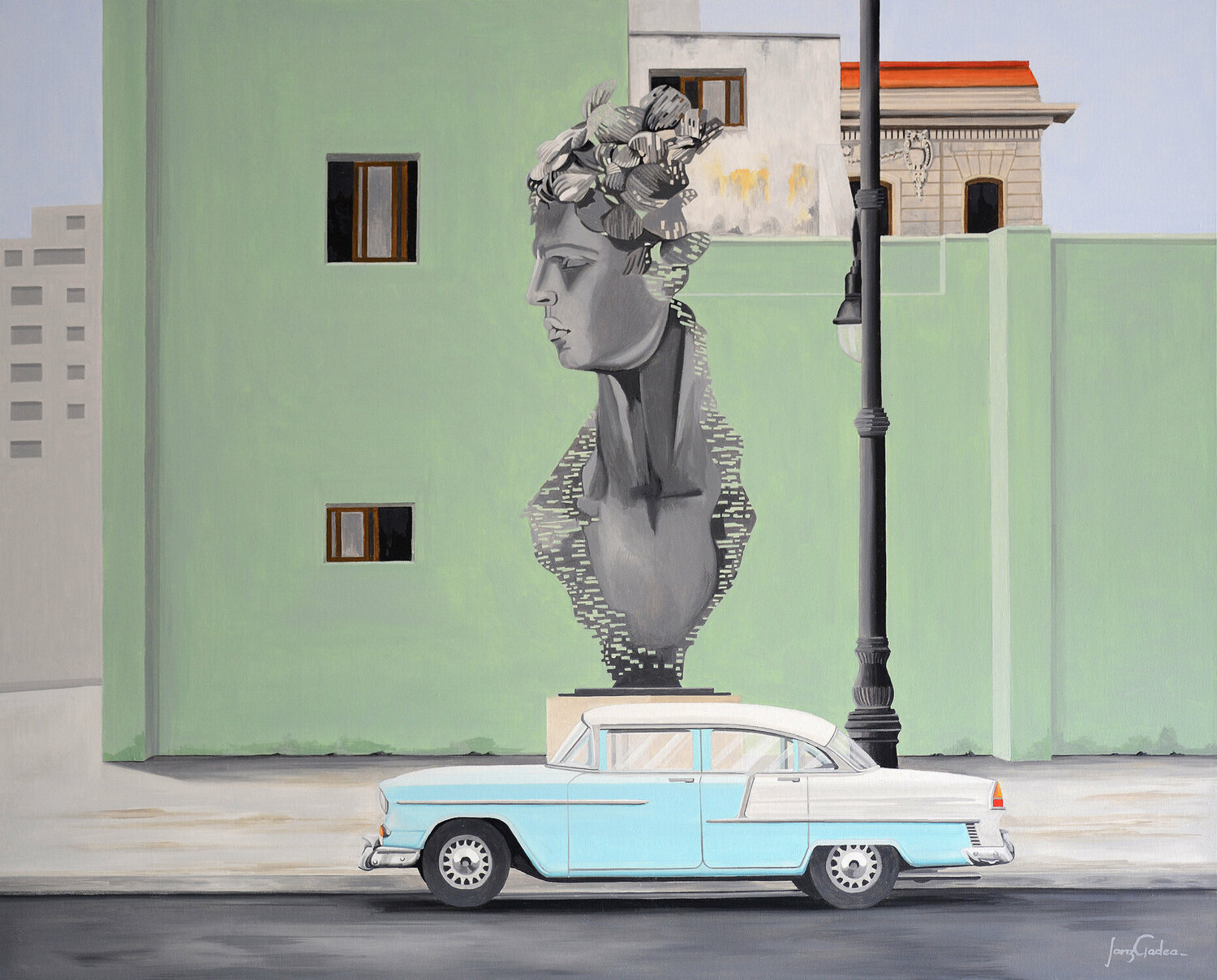 PRIMAVERA (La Habana) Edmundo Sanz-Gadea Originalgemälde zu verkaufen
