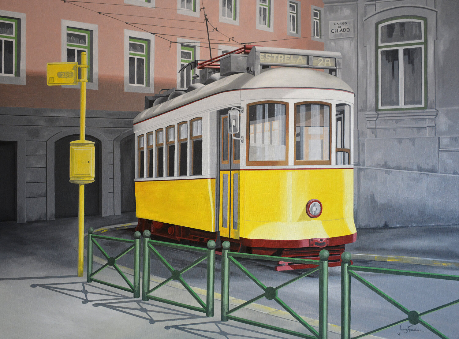 TRANVIA EN CHIADO (Lisboa) Edmundo Sanz-Gadea