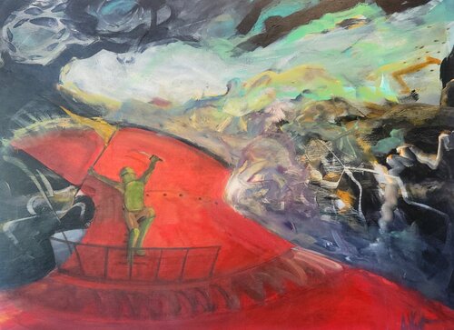 Fake Empire van Art Van Kraft, Schilderij te koop op Singulart