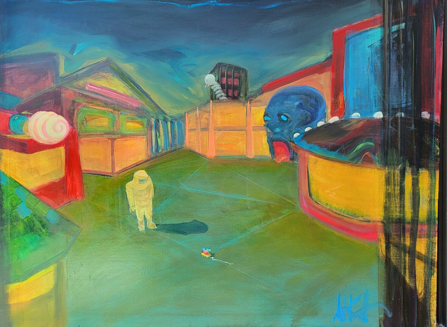 Bomb Scare Art Van Kraft