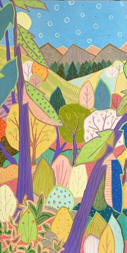 Spring Awakens in the Forest di Jeff Ferst, Pittura in vendita su Singulart