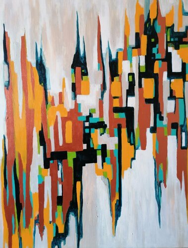 Cathédrale van Sophie Delavague, Schilderij te koop op Singulart