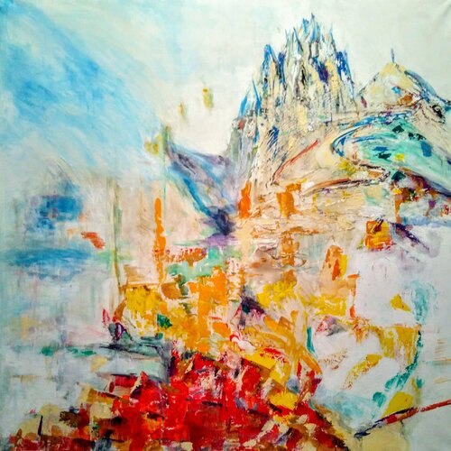 Les dentelles de Montmirail van Sophie Delavague, Schilderij te koop op Singulart