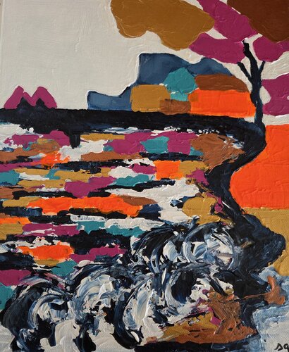 Les sablettes 1 by Sophie Delavague, Painting for Sale on Singulart