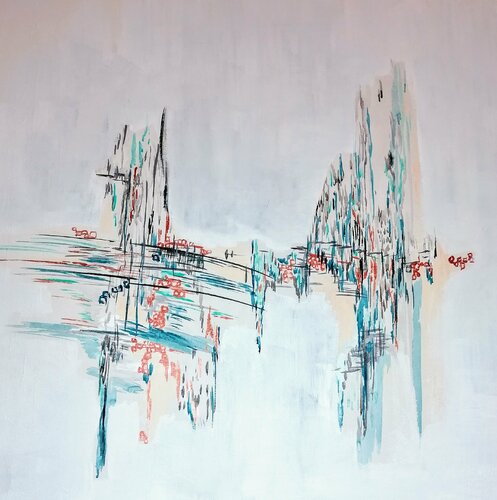 Chelation 6 van Sophie Delavague, Schilderij te koop op Singulart