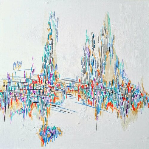 Peuplade di Sophie Delavague, Pittura in vendita su Singulart