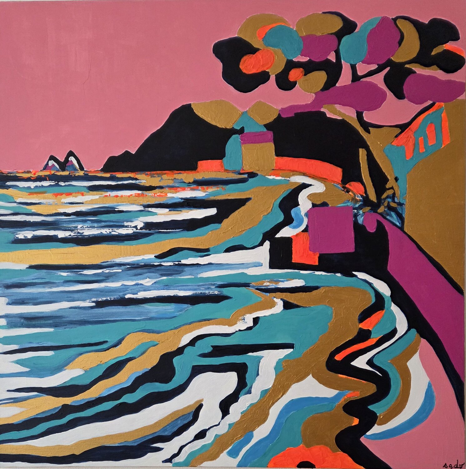 Après la tempête Sophie Delavague Peinture originale à vendre