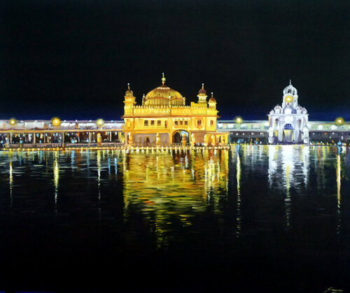 Evening Golden Temple Samiran Sarkar