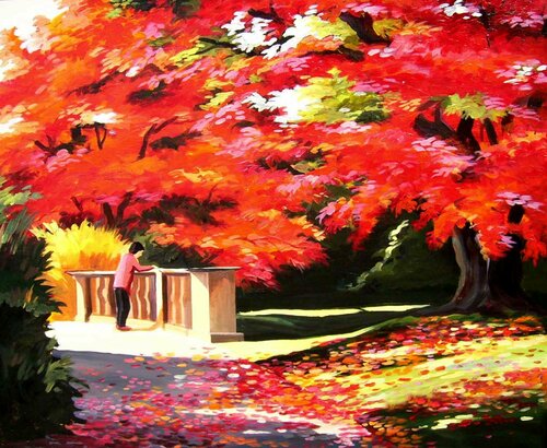 Beauty of Autumn Park Samiran Sarkar
