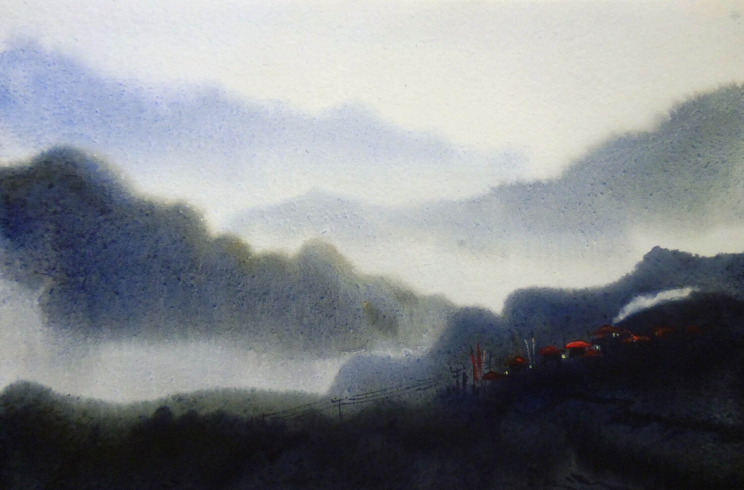 Monsoon Himalaya Mountain Landscape Samiran Sarkar