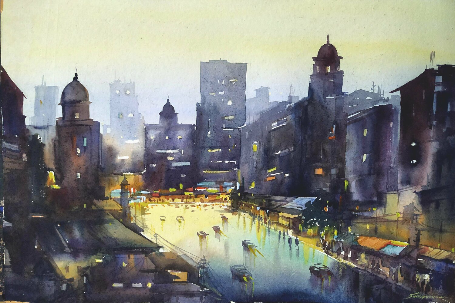 Evening City from Top Samiran Sarkar