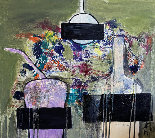 4744+ / Catch-22 - {$M} van Leni Smoragdova, Schilderij te koop op Singulart