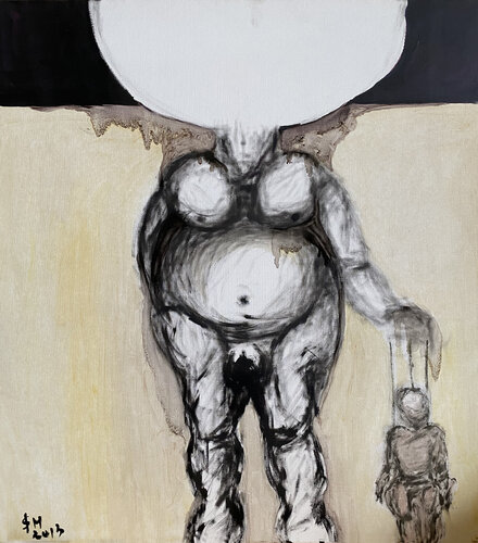 4sdfgs++4/* / The three ages of woman - {$M} - {$M} van Leni Smoragdova, Schilderij te koop op Singulart