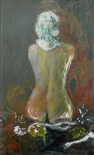 07rwweг / Selfie - {$M} van Leni Smoragdova, Tekening te koop op Singulart