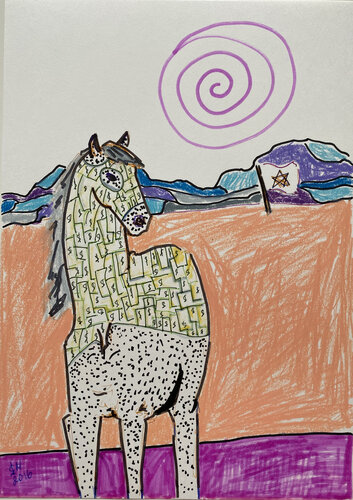 f18a / Eternal Sunshine of the Spotless Mind - {$M} van Leni Smoragdova, Tekening te koop op Singulart