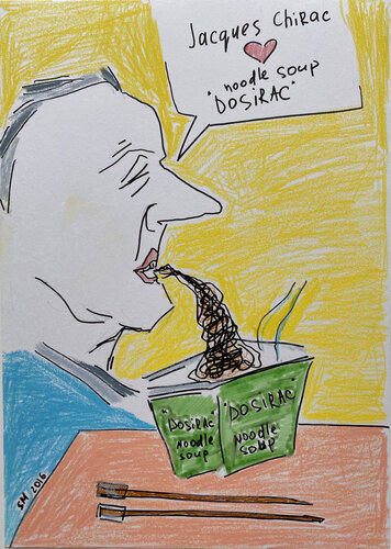 1e41 / Lunch time - {$M} van Leni Smoragdova, Tekening te koop op Singulart