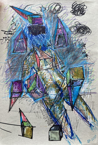 a6:% / Chronicles: Volume One - {$M} van Leni Smoragdova, Tekening te koop op Singulart